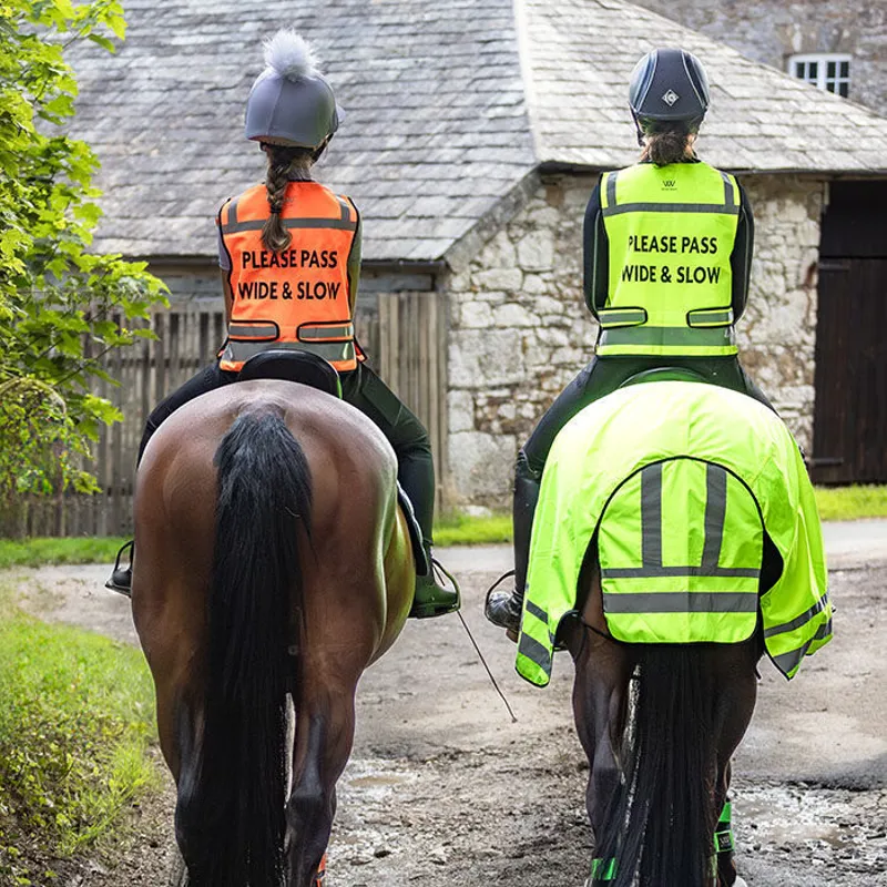 Woof Wear Hi Vis Riding Vest Yellow-2