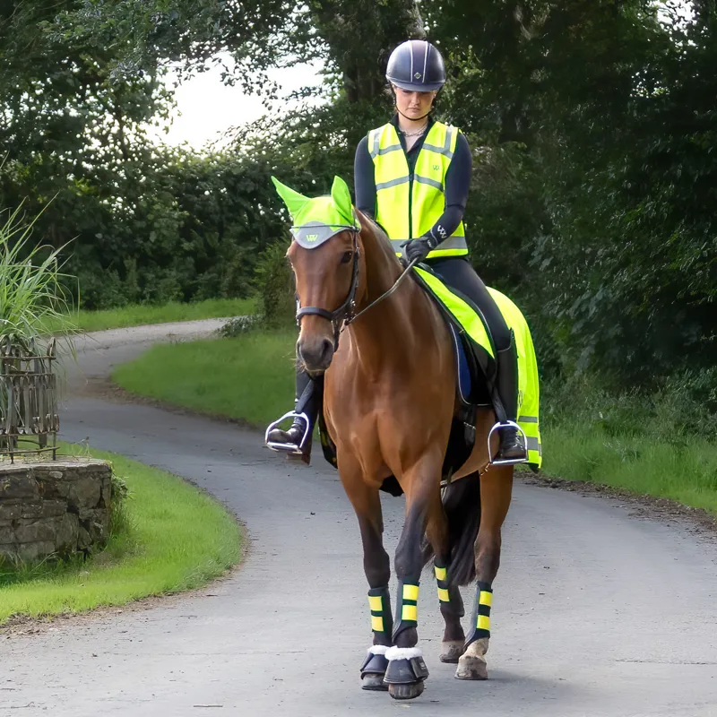 Woof Wear Junior Hi Vis Riding Vest Yellow