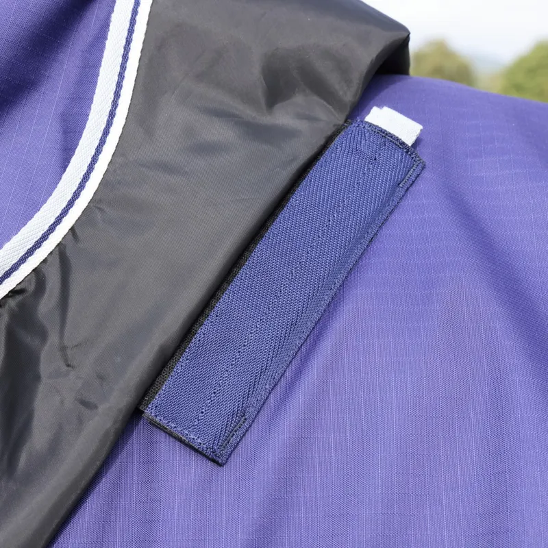 Shires Highlander Original 0g Lite Turnout Rug And Neck Navy-5