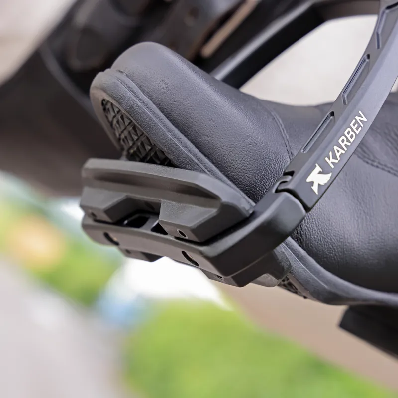 Shires Karben Ultra Grip Stirrups Adult Black-5