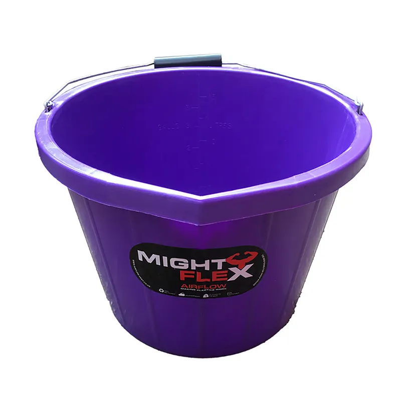 Mighty Flex Heavy Duty Multi Purpose Bucket Purple 15L