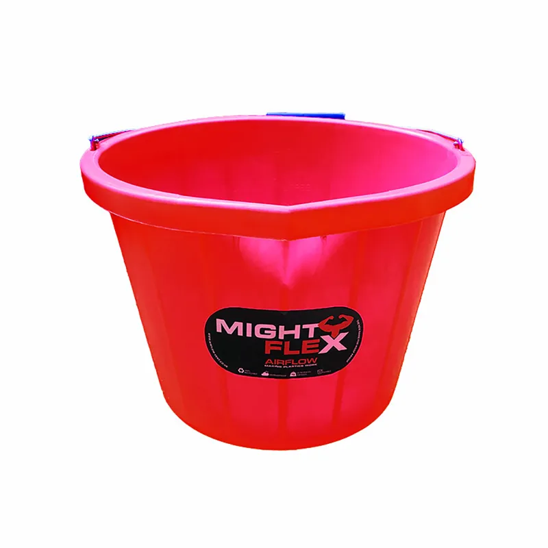 Mighty Flex Heavy Duty Multi Purpose Bucket Red