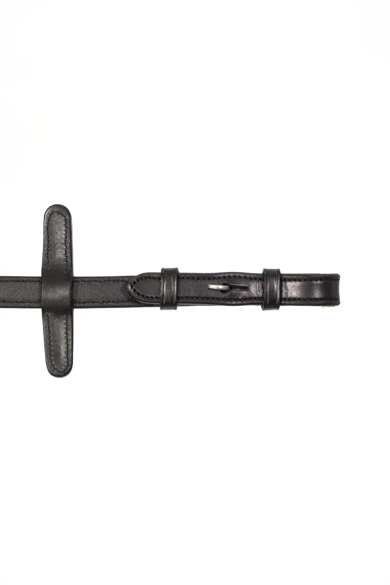 Henry James Xtreme Eventer Hybrid Rubber Reins With Leather Stoppers-1