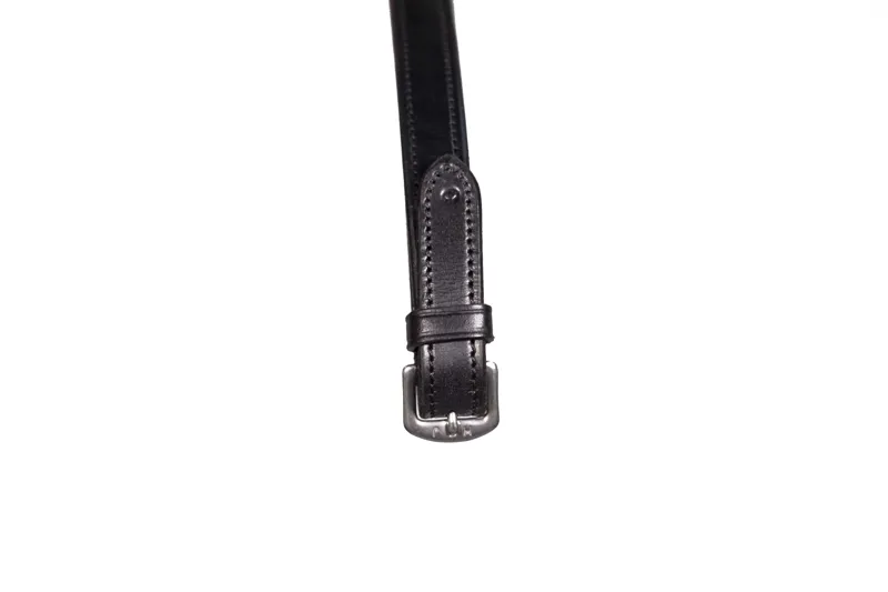 Henry James Xtreme Eventer Hybrid Rubber Reins With Leather Stoppers-2