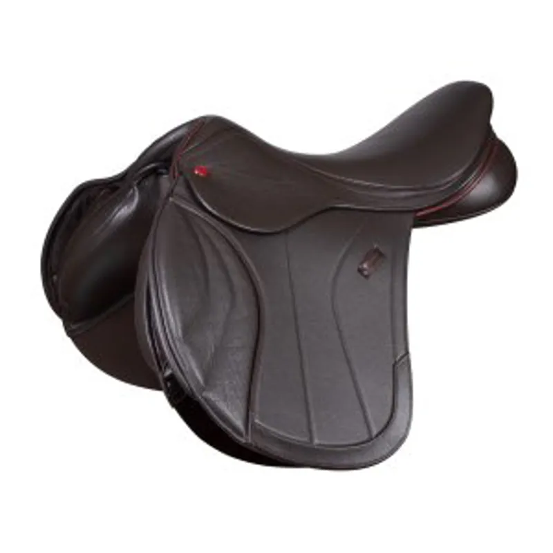 Kent And Masters Competition Series Dual Flap Jump Saddle Black