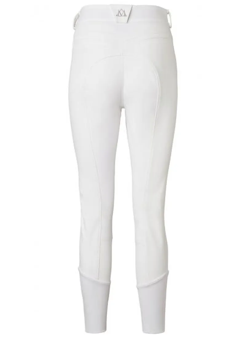 Mountain Horse Ladies Diana Clarino Full Seat Breeches White/White-1