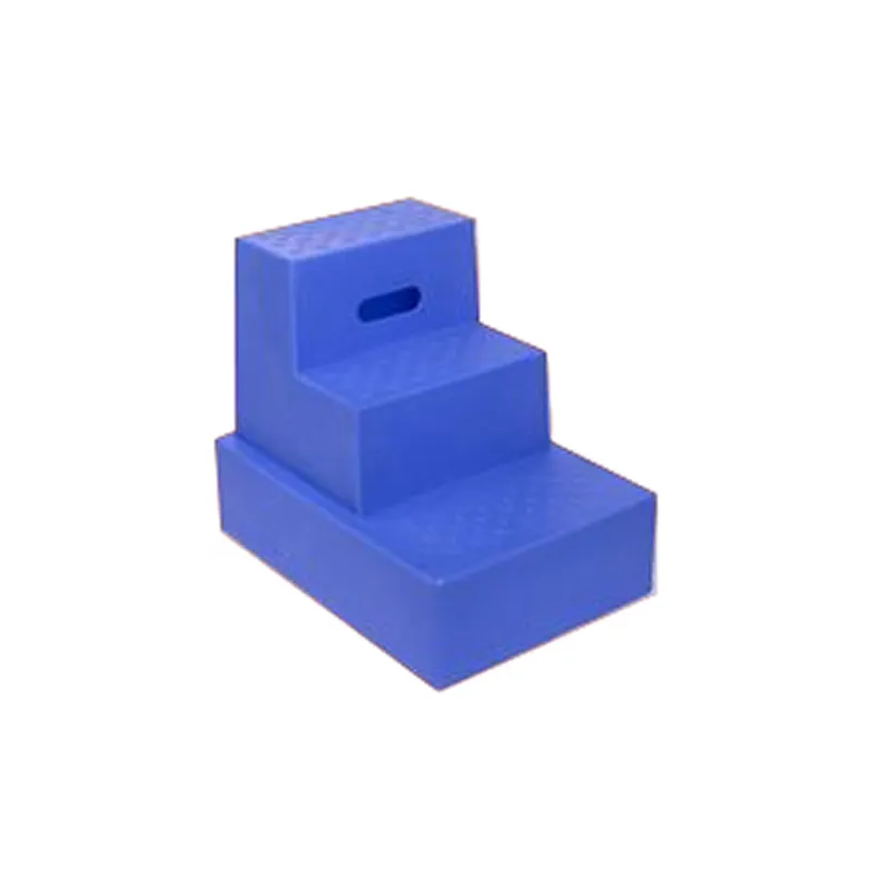 Classic Showjumps Standard Mounting Block Three Tread Blue