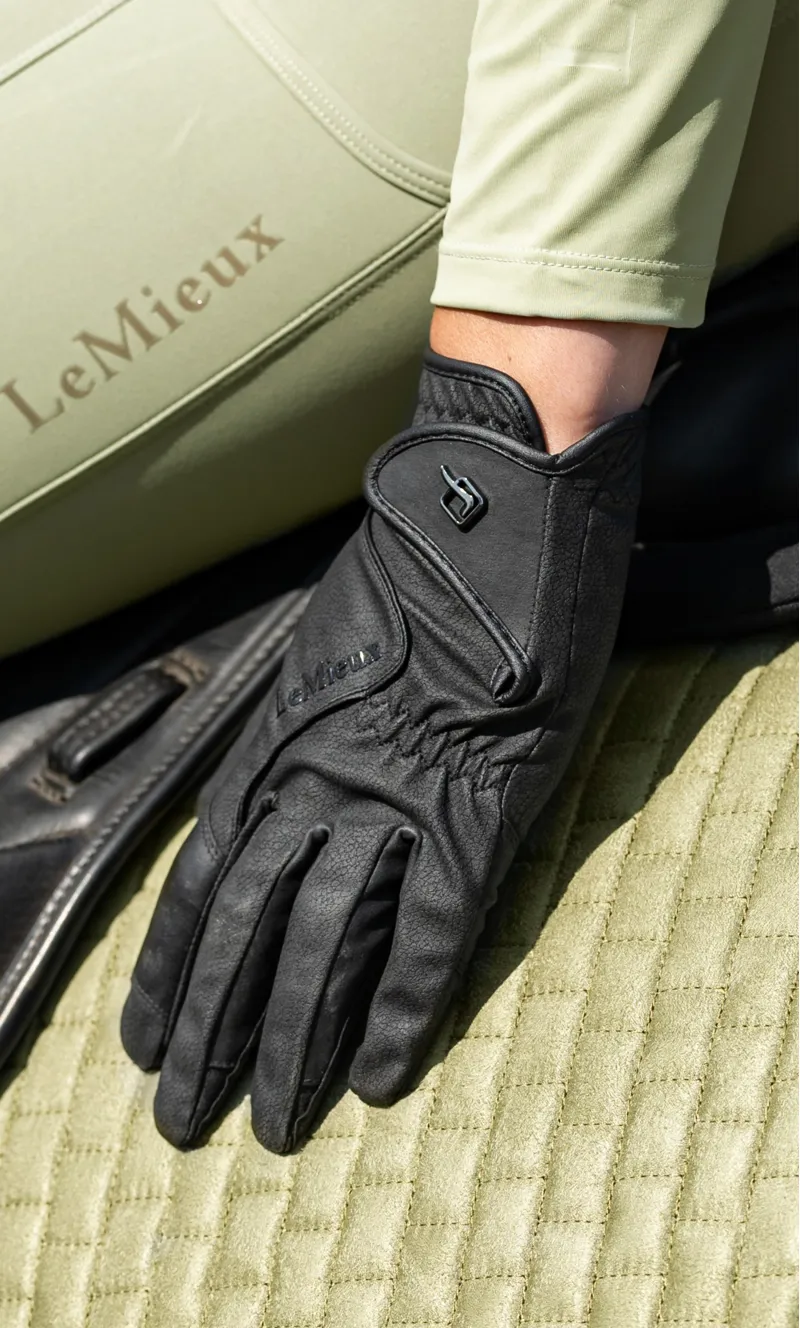 LeMieux Close Contact Glove Black-2