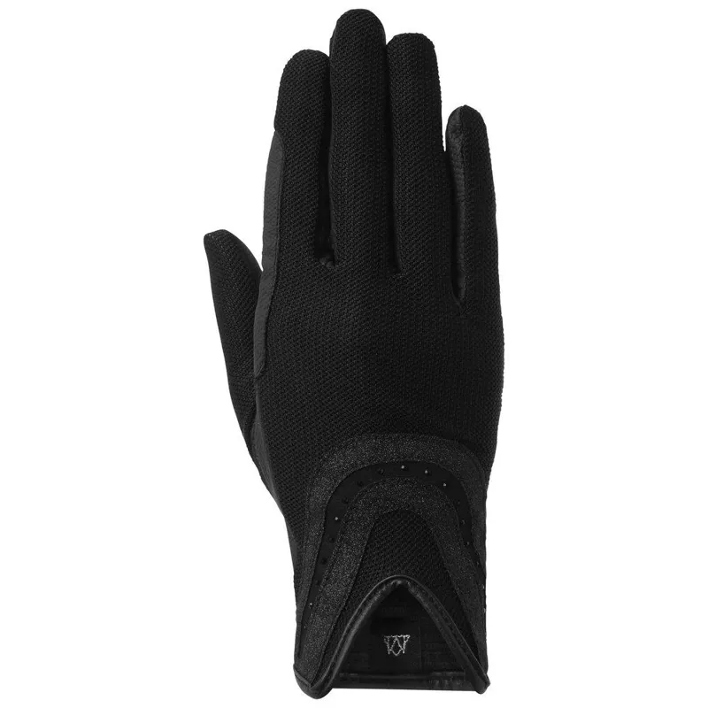 Mountain Horse Jewel Equestrian Glove Black