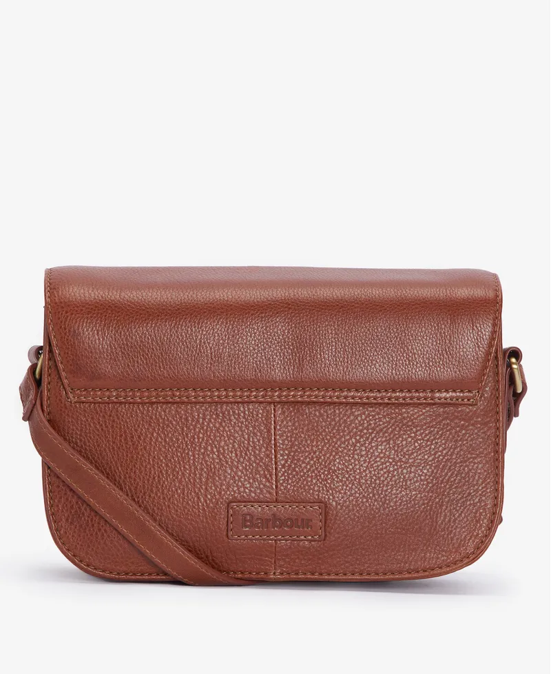 Barbour Isla Leather Cross Body Bag  Classic Brown-2