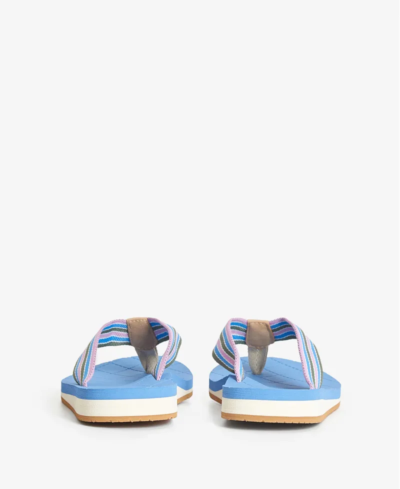 Barbour Ladies Seamills Beach Sandal Blue/Multi-4