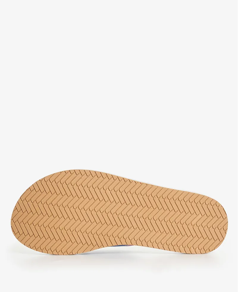 Barbour Ladies Seamills Beach Sandal Blue/Multi-5