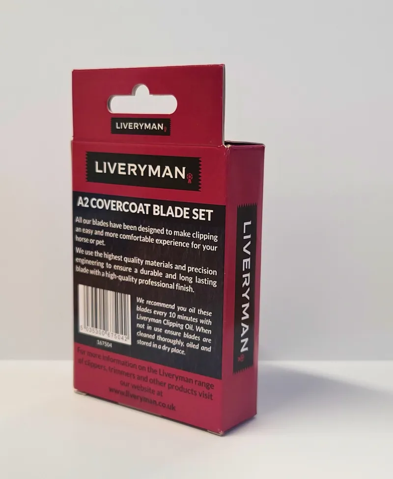 Liveryman Clipper Blade Set A2 Covercoat 4.8mm-4