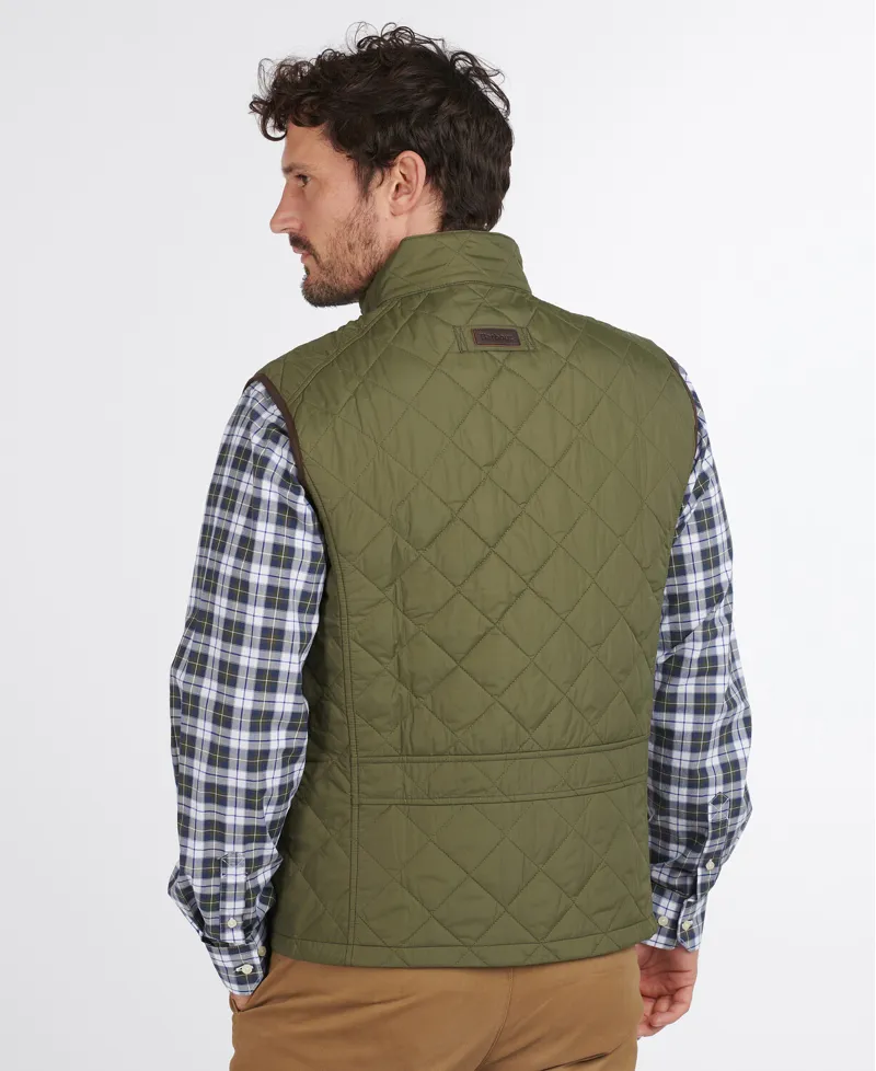 Barbour Mens Explorer Gilet Mid Olive-3