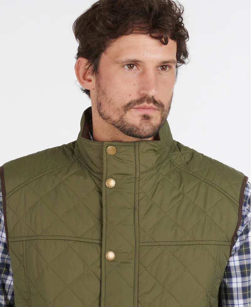 Barbour Mens Explorer Gilet Mid Olive-4