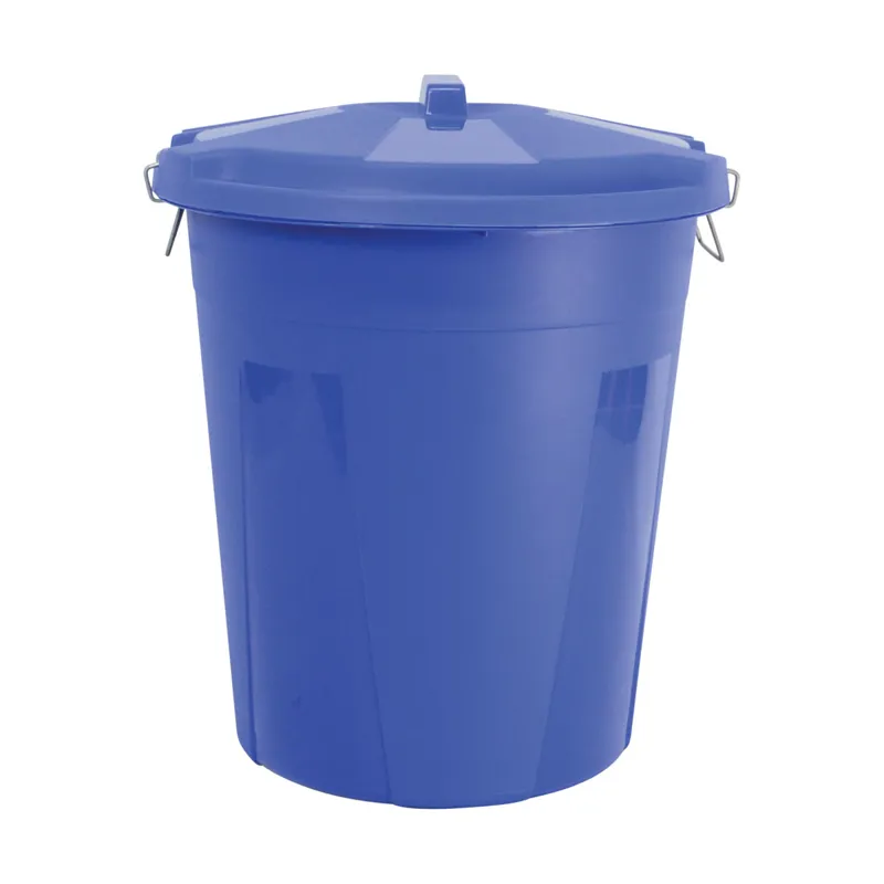 Dustbin And Lid 50L Blue