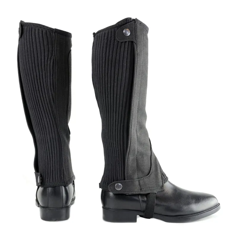Hy Equestrian Amara Half Chaps Black