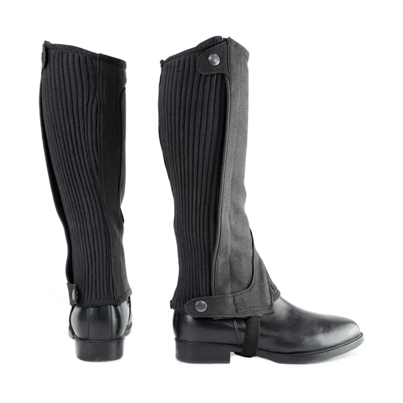 Hy Equestrian Childrens Amara Half Chaps Black