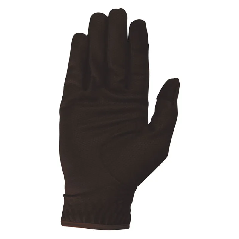 Hy5 Childrens Cottenham Elite Riding Gloves Brown-1