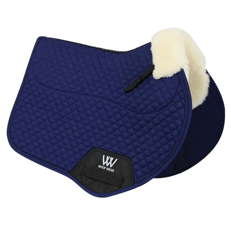 Woof Wear CC Sheepskin Saddle Pad Large Navy