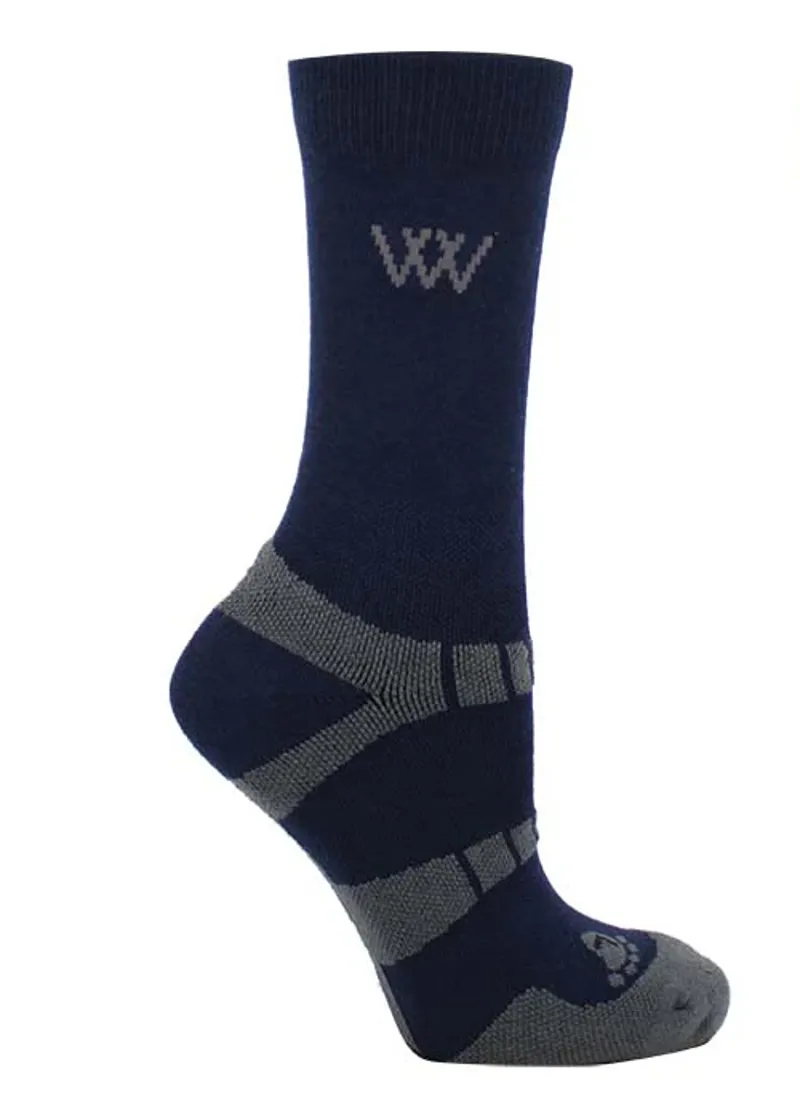 Woof Wear Bamboo Short Socks 2 Pair Pack Navy