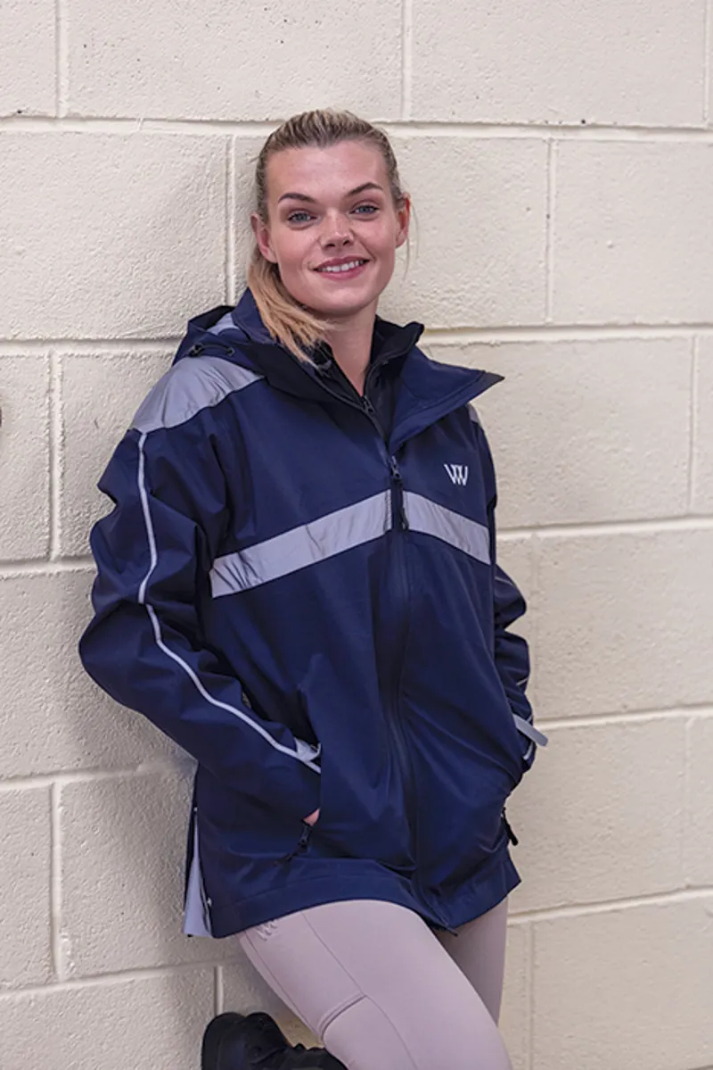 Woof Wear All Season Waterproof Riding Jacket Navy