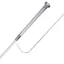 Woof Wear Gel Dressage Whip 110cms Brushed Steel