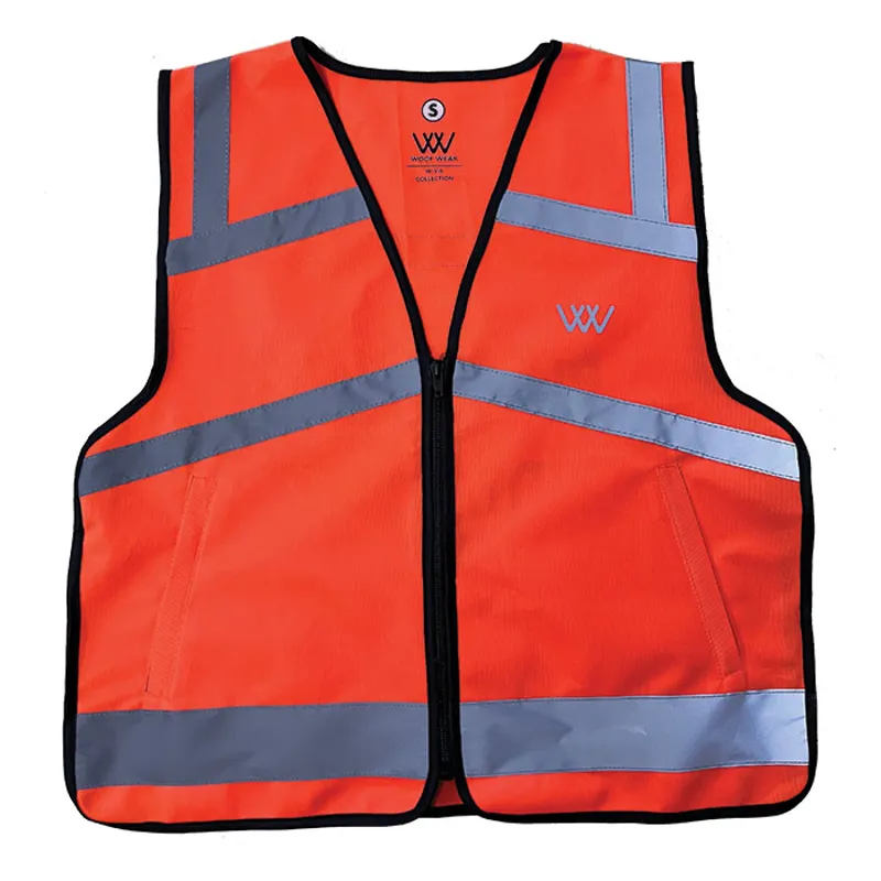 Woof Wear Junior Hi Vis Riding Vest Orange