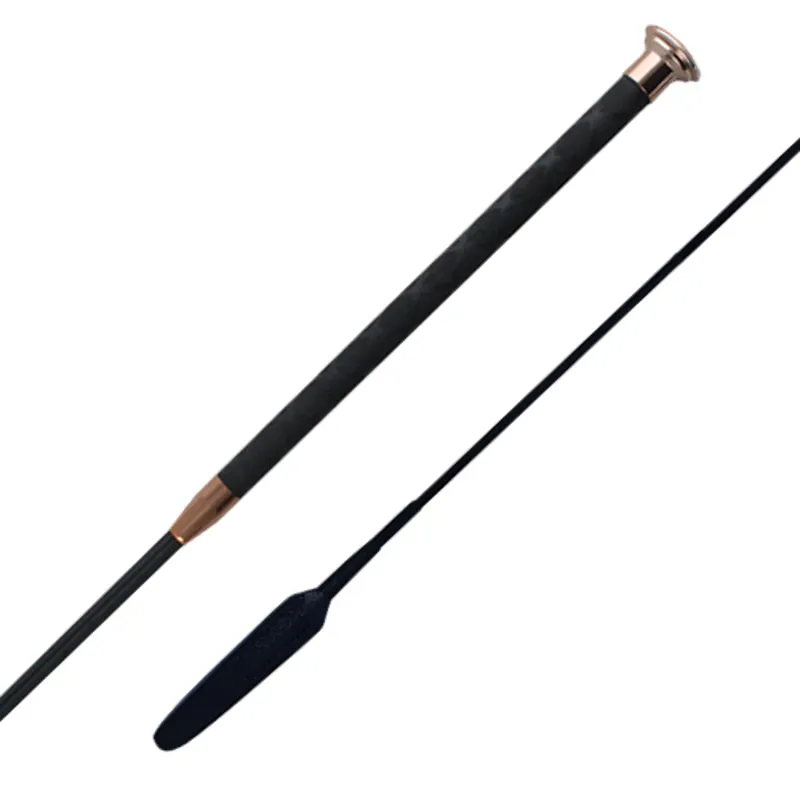 Woof Wear Harmony Leather Dressage Whip 110cms Black/Rose Gold