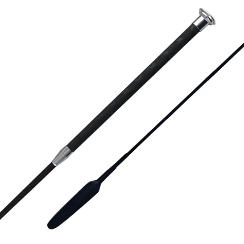 Woof Wear Harmony Leather Dressage Whip Black/Silver