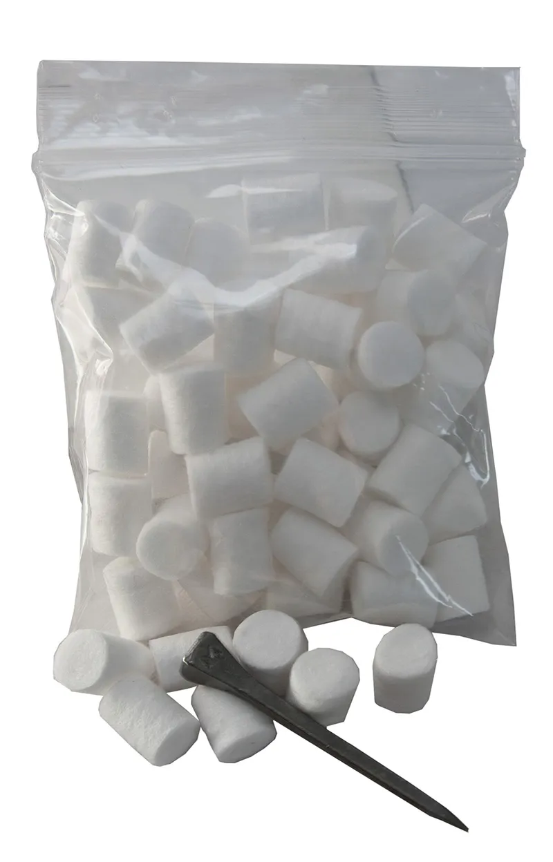 Liveryman Performance Cotton Stud Plugs x50
