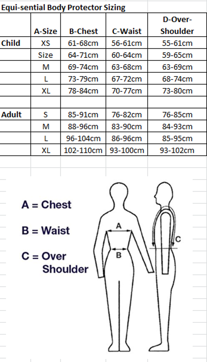 Equi-Sential Flexi Body Protector Child Black-3