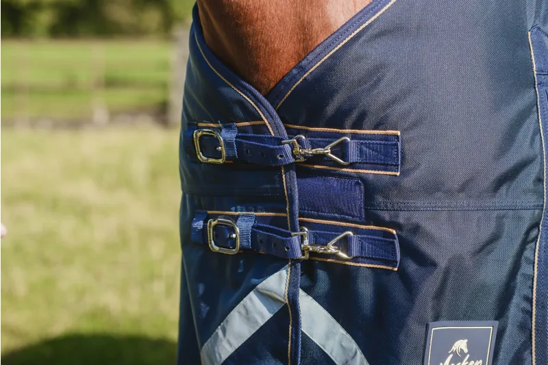 Mackey Wicklow Lightweight 50g Turnout Rug And Neck Set-1