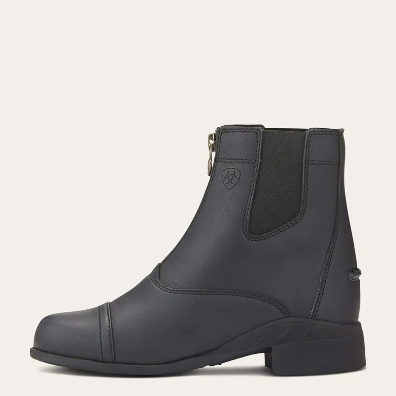 Ariat Youths Scout Zip Paddock Boot Black