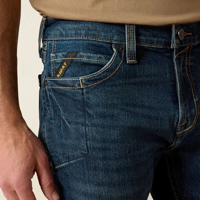 Rebar M7 Slim DuraStretch Edge Stackable Straight Leg Jean-3