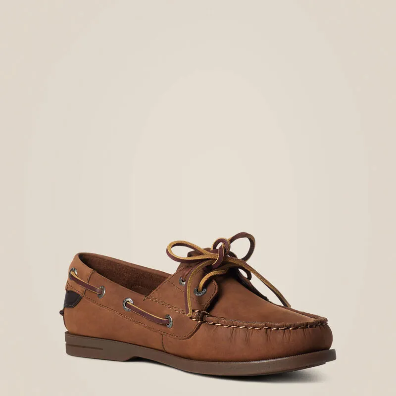Ariat Ladies Antigua Deck Shoe Walnut-3