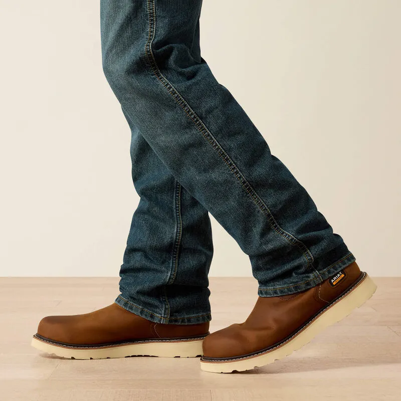 Ariat Mens Rebar M7 Slim DuraStretch Workhorse Straight Leg Jean McCoy-4