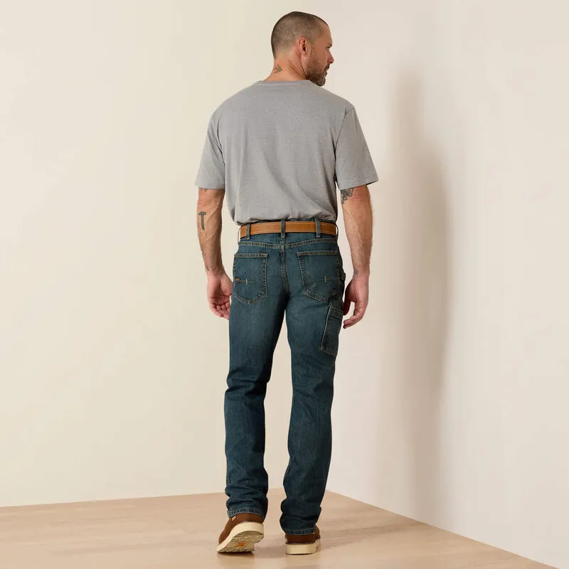 Ariat Mens Rebar M7 Slim DuraStretch Workhorse Straight Leg Jean McCoy-1