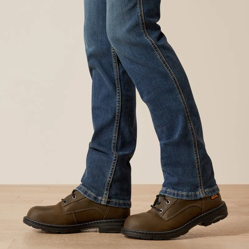 Ariat Ladies REBAR Riveter Straight Jean Regular 33in La Jolla-1