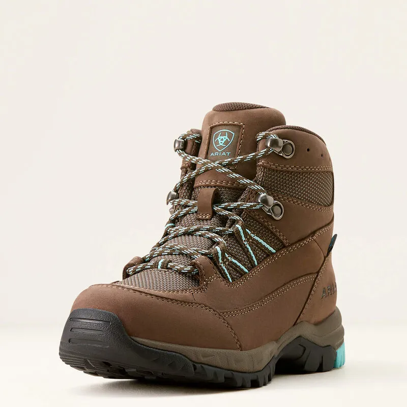Ariat Ladies Skyline Summit H2O Waterproof Boot Bitter Brown/Aqua-1
