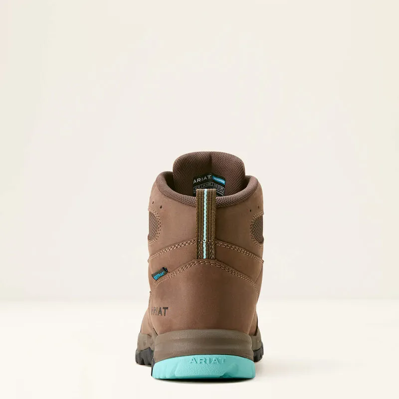 Ariat Ladies Skyline Summit H2O Waterproof Boot Bitter Brown/Aqua-4