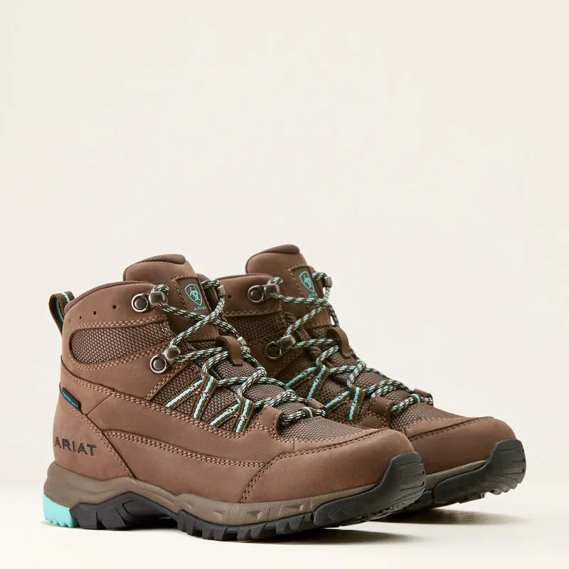 Ariat Ladies Skyline Summit H2O Waterproof Boot Bitter Brown/Aqua