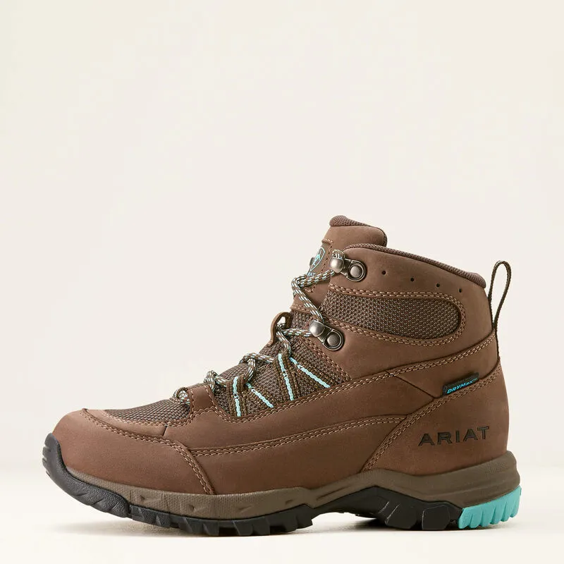 Ariat Ladies Skyline Summit H2O Waterproof Boot Bitter Brown/Aqua-2