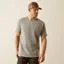 Ariat Mens Rebar Cotton Strong Standard T-Shirt Grey Heather