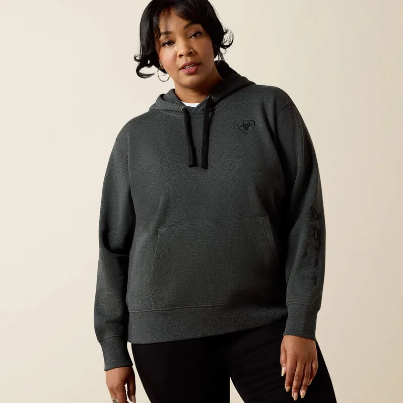 Ariat Womens Logo 2.0 Hoodie Charcoal Heather