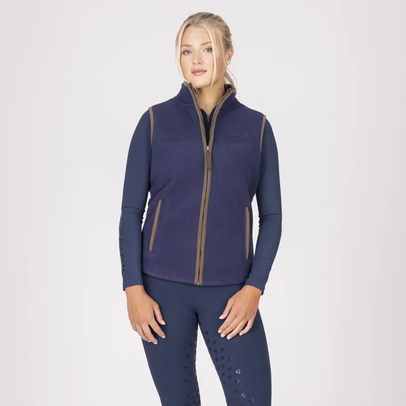 Shires Aubrion Core Ladies Fleece Gilet Navy-1