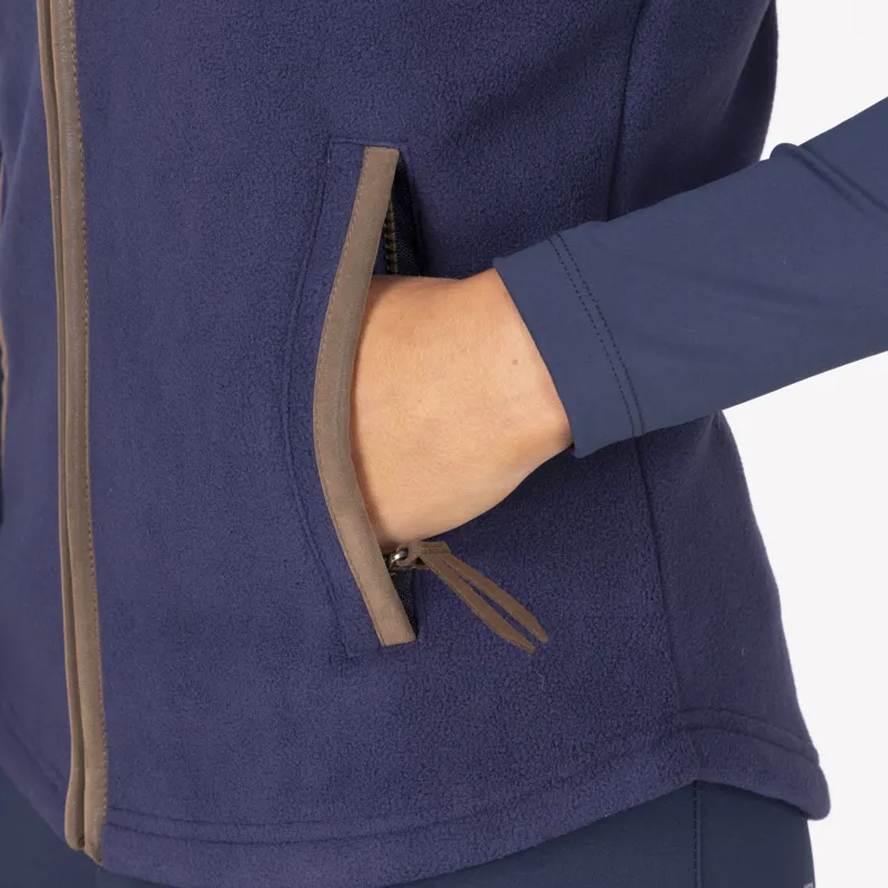 Shires Aubrion Core Ladies Fleece Gilet Navy-11