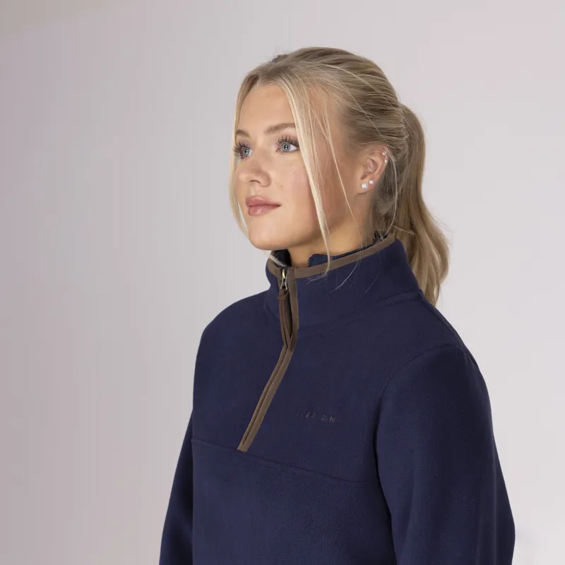 Shires Aubrion Core Ladies Half Zip Fleece Navy-6