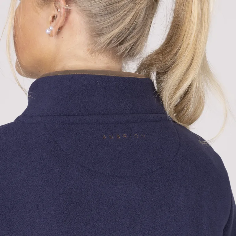 Shires Aubrion Core Ladies Half Zip Fleece Navy-2