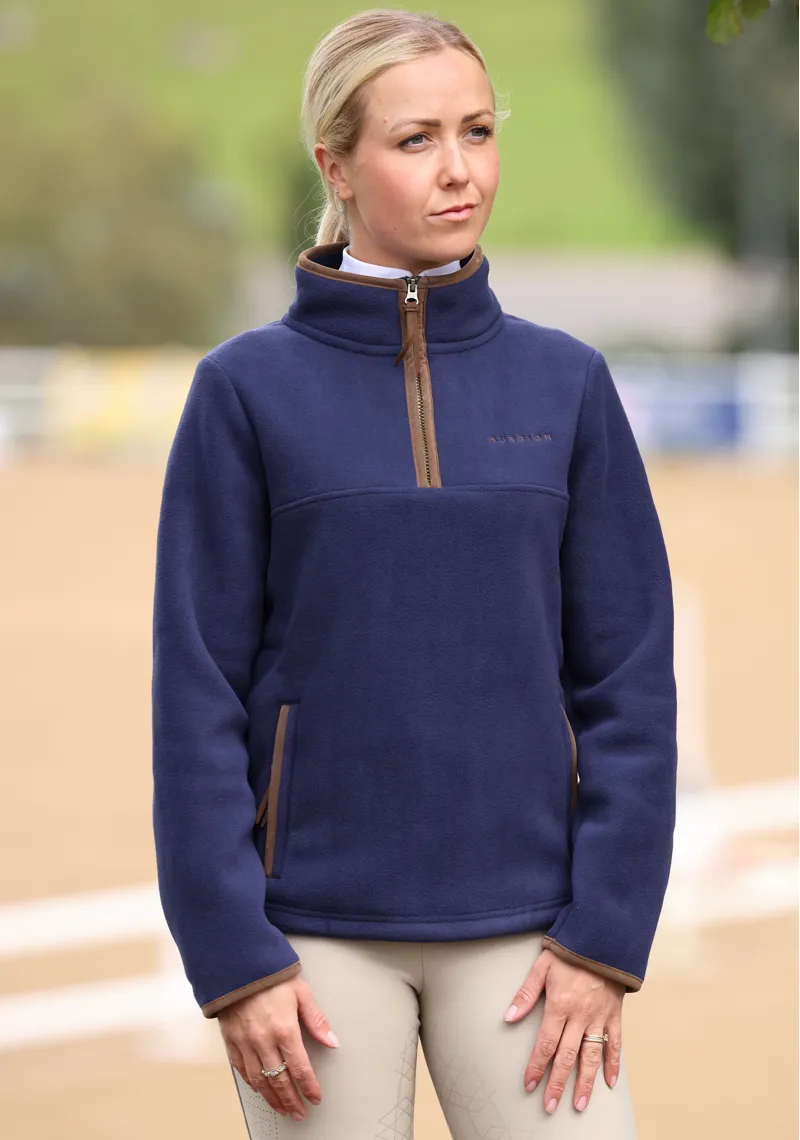 Shires Aubrion Core Ladies Half Zip Fleece Navy